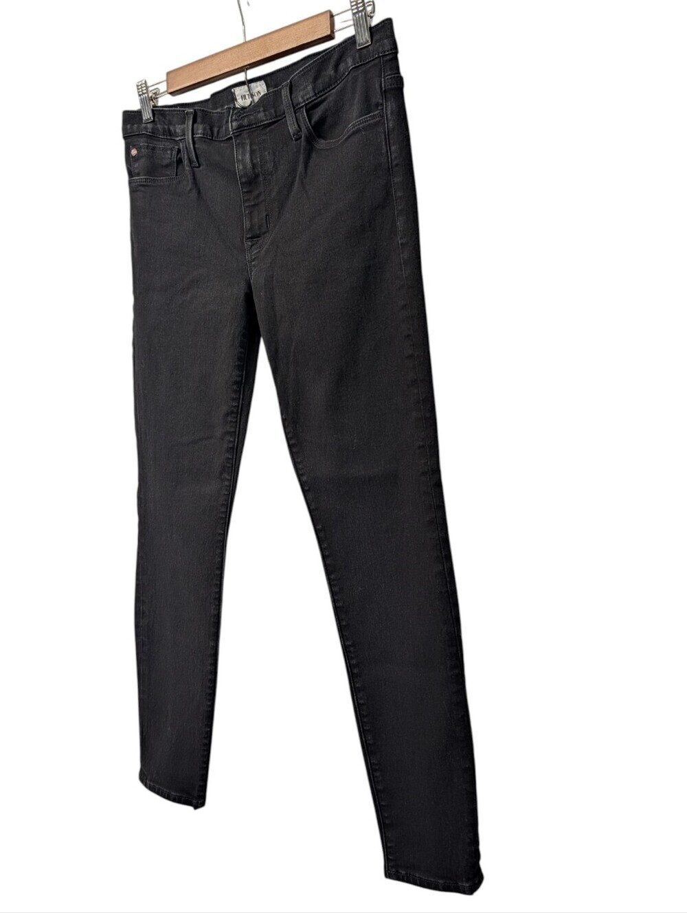 Hudson Jeans Natalie Mid Rise Skinny Black Ankle Pants Women’s 27 - Picture 3 of 10